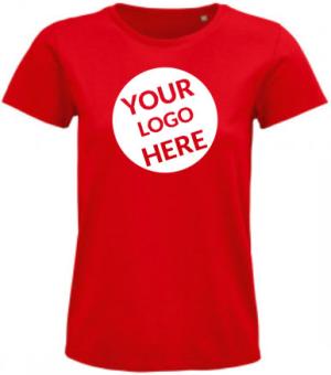 Mobile Preview: Damen T-Shirt mit Ihrem Druckmotiv